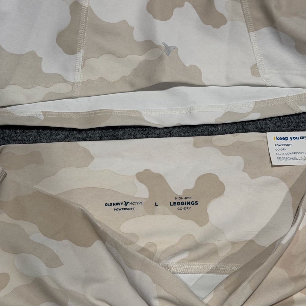 Old Navy NEW High-Rise PowerSoft Leggings and Top , Size L - Picture 4 of 5